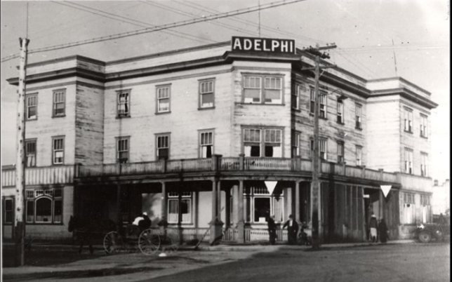 The Adelphi Hotel, historic photograph