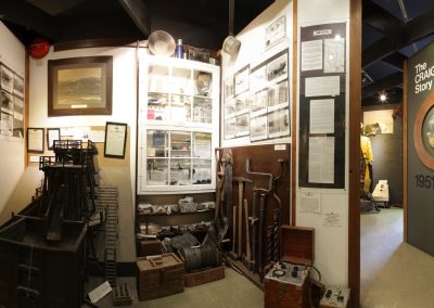 Mining display and The Craigmont Story exhibit