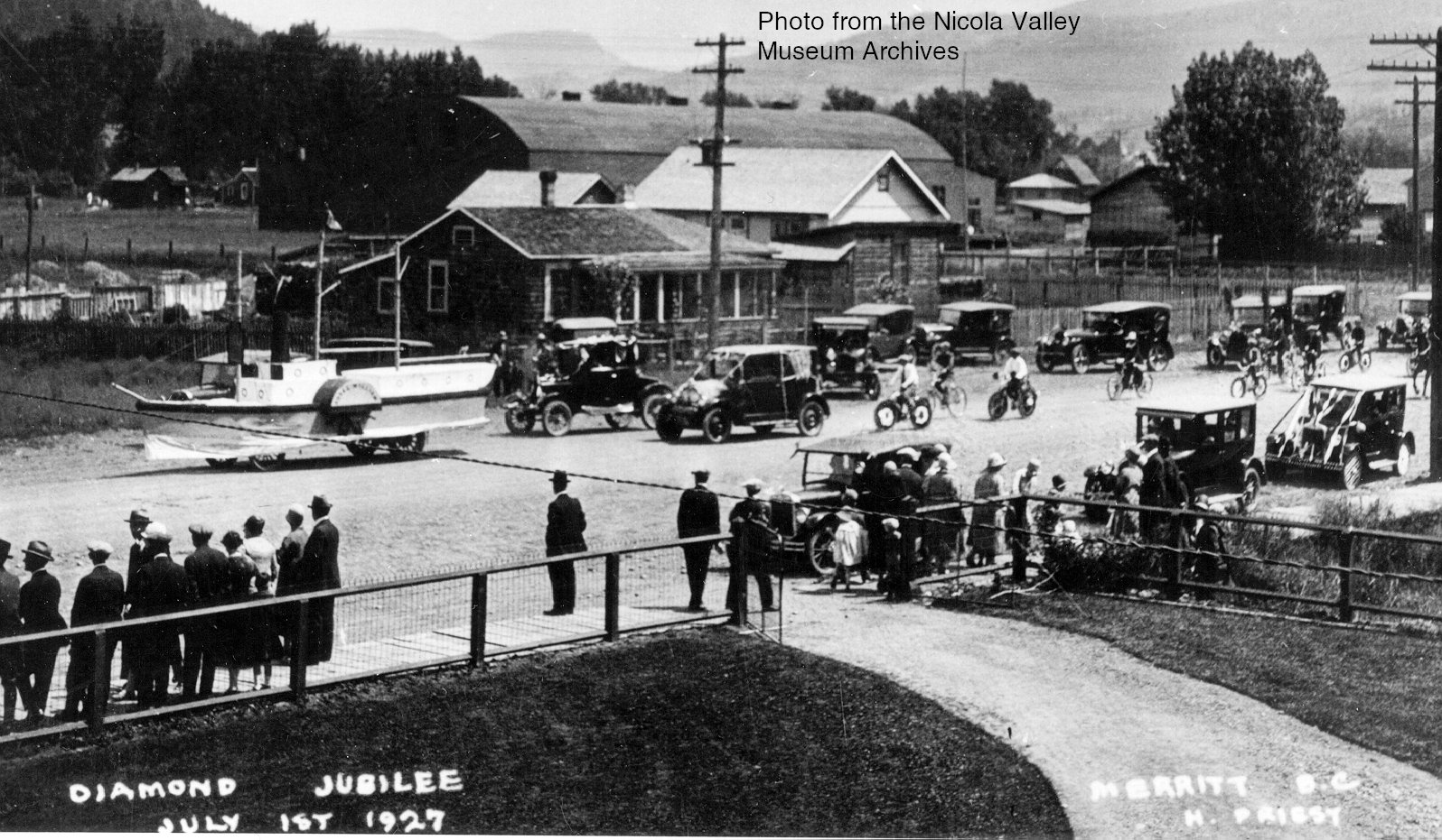 Diamond Jubilee parade, Merritt, 1927