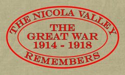The Nicola Valley Great War Remembers